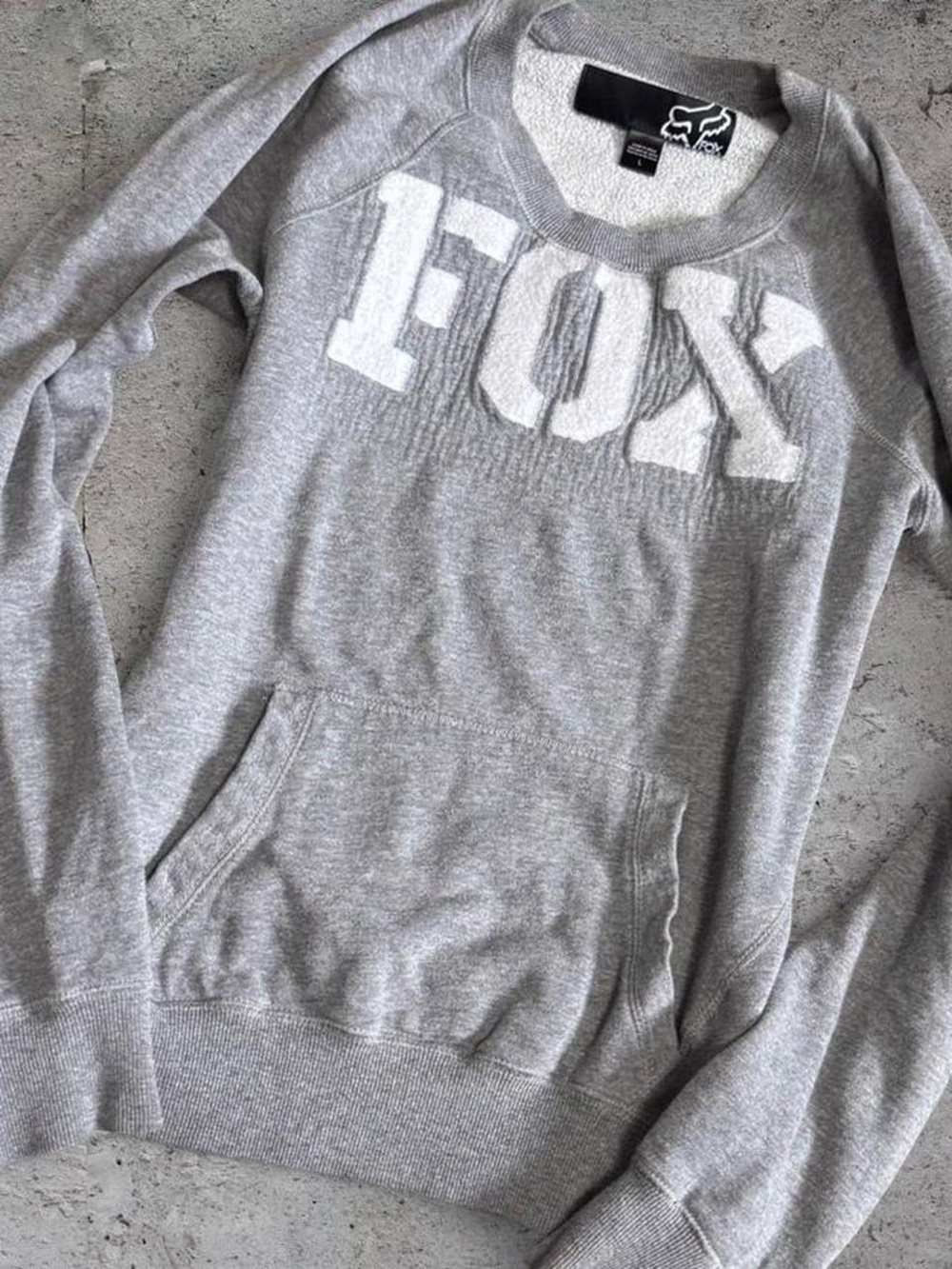 FOX Racing Vintage Y2K Sweatshirt W/ Kangaroo Pocket